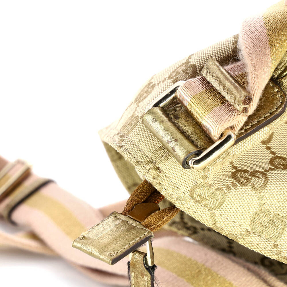 Gucci Web Strap Messenger Bag Gg Canvas #224264G10B - Picture 6 of 8